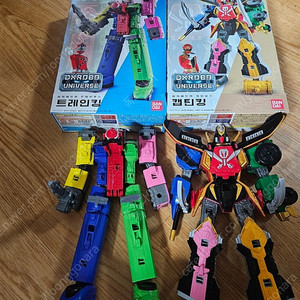 오늘만 할인)DX 로보 유니버스 캡틴킹(고카이오), 트레인킹(토큐오) 일괄 6만