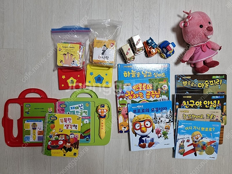뽀로로 퓨처북, 사운드카드2종, 루피 인형, 장난감 차...--0