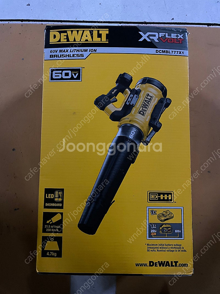 디월트 60V 충전 무선 송풍기(DCMBL777X1) ...--0