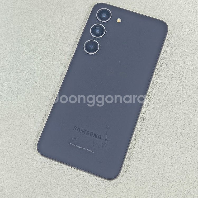 S911N 갤럭시 S23 블랙 256GB 액정깨끗/무잔...--0