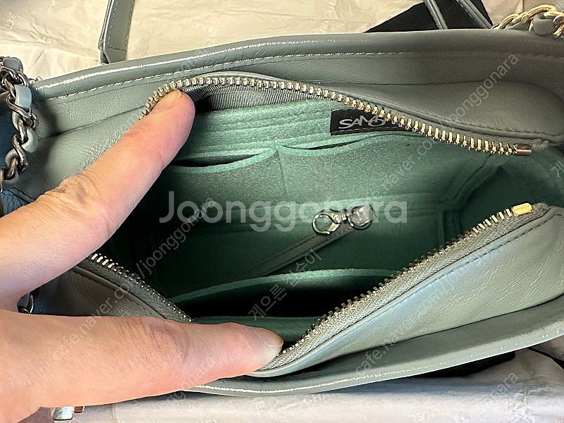 샤넬 가브리엘 호보백 스몰 민트색상--7