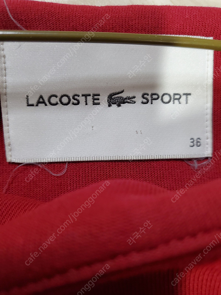 정품 라코스테 오버사이즈 3D 빅크록 맨투맨--4