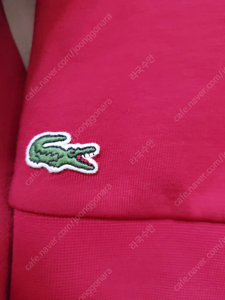 정품 라코스테 오버사이즈 3D 빅크록 맨투맨--5