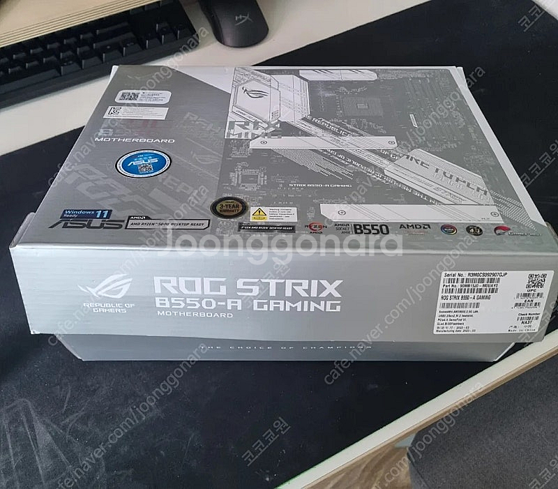 윈도 10 프로 정품 인증된 asus rog b550 ...--0