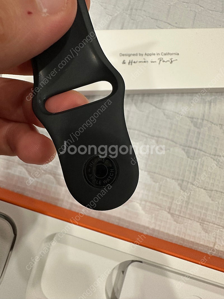 애플워치7 에르메스 실버 45mm--2