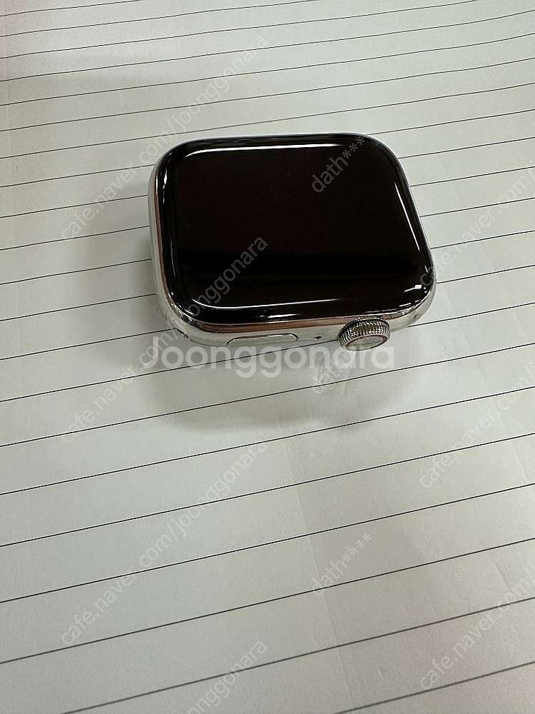 애플워치7 에르메스 실버 45mm--3