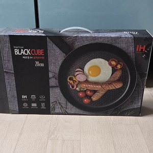 베르겐 IH 블랙큐브 프라이팬 28cm( 미개봉새제품)