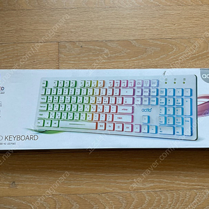 (새상품)actto LED 키보드 화이트 KBD-42