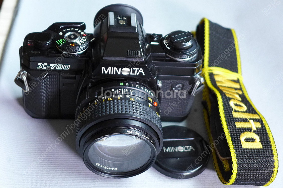 미놀타X700 MD 50mm1.4 Lens 후레쉬 포함--1