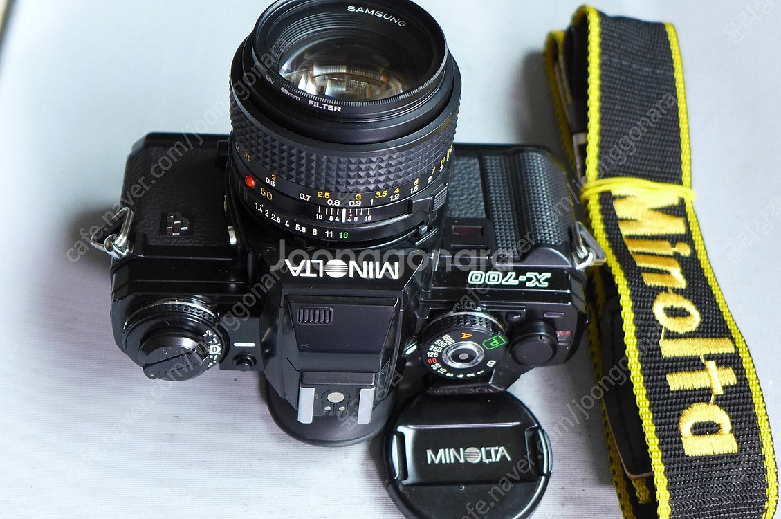 미놀타X700 MD 50mm1.4 Lens 후레쉬 포함--3