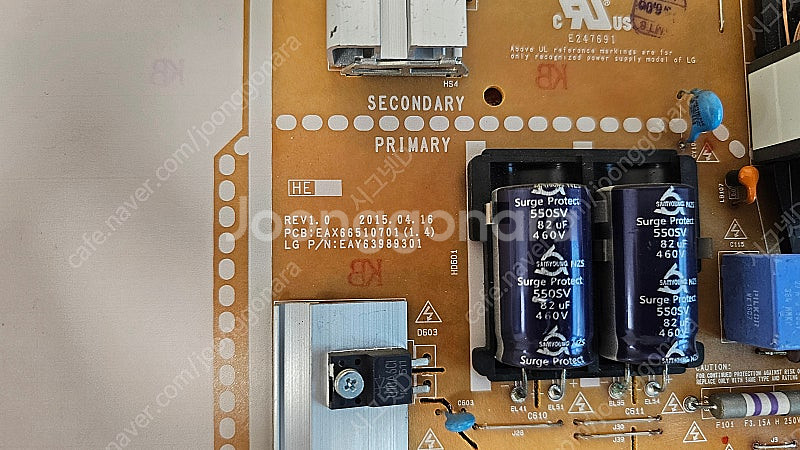 LG TV 파워보드 LGP65E-15UL2 EAX665...--5