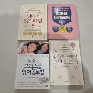 엄마표영어 육아서 (잠수네 프리스쿨 영어공부법 , 영어책읽기의 힘, 새벽달, 서연맘 다개국어)