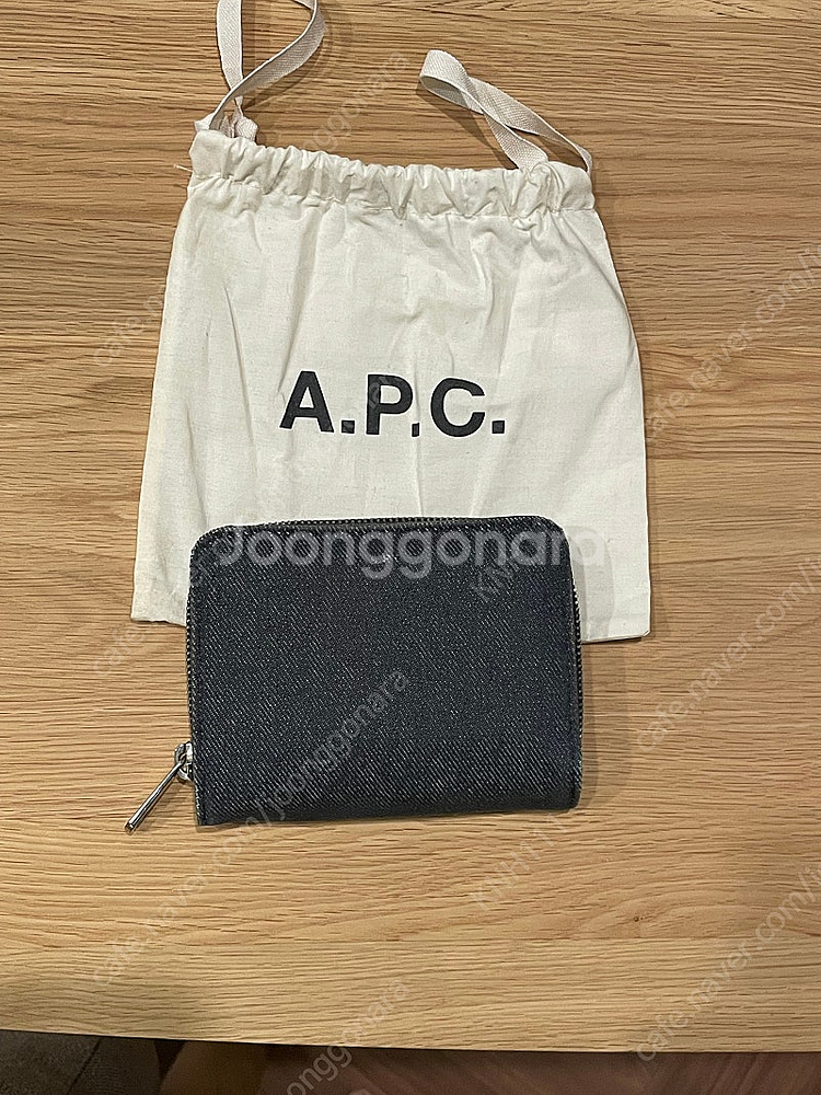 apc 아페쎄 데님 반지갑--0