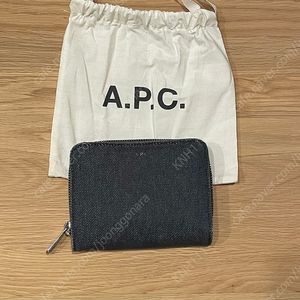 apc 아페쎄 데님 반지갑