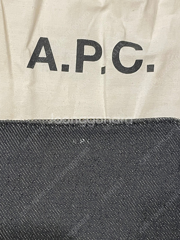 apc 아페쎄 데님 반지갑--1