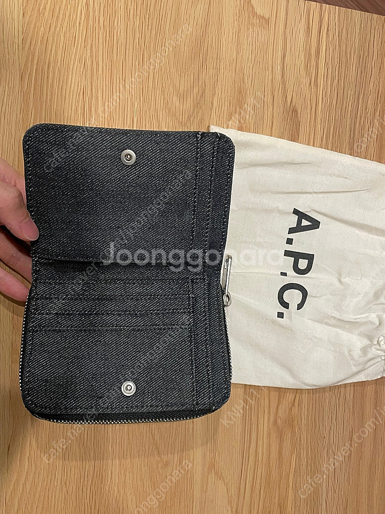 apc 아페쎄 데님 반지갑--3