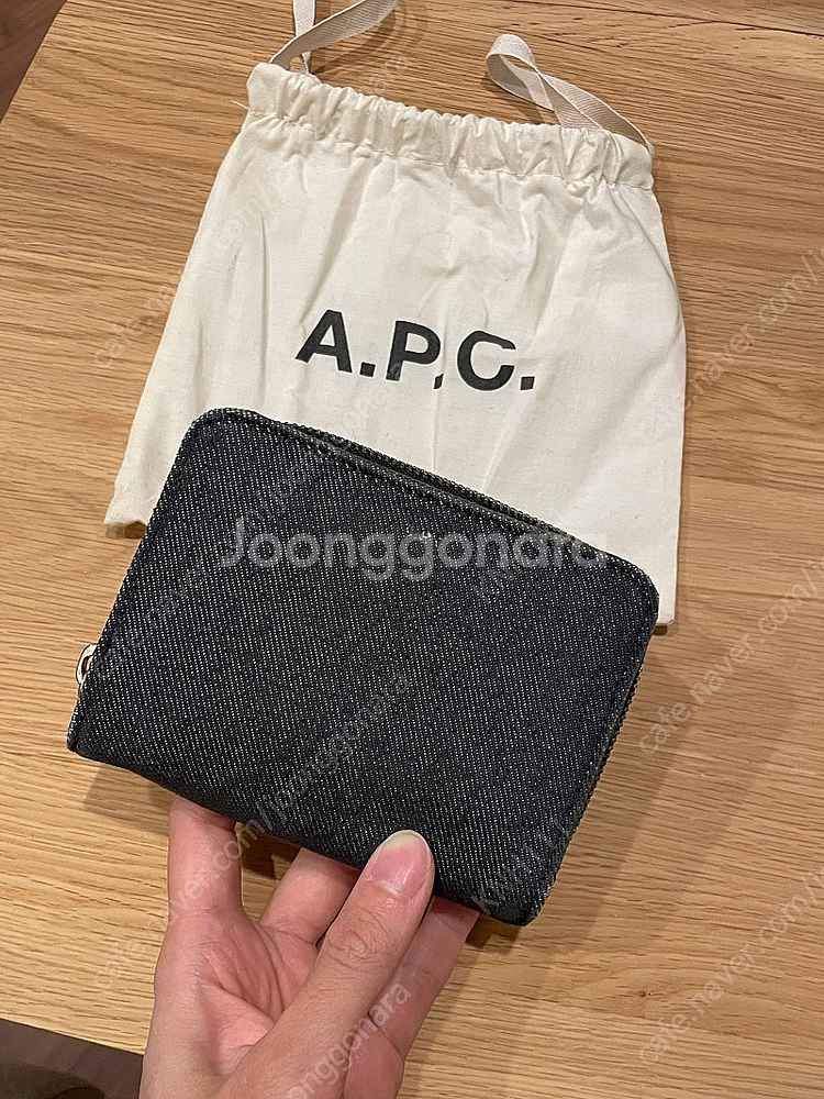 apc 아페쎄 데님 반지갑--5