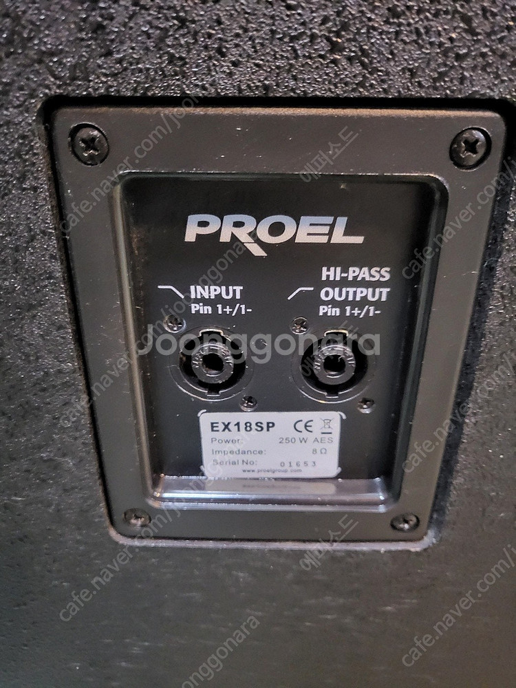 이태리 프로엘(PROEL) 18인치 우퍼 스피커--4