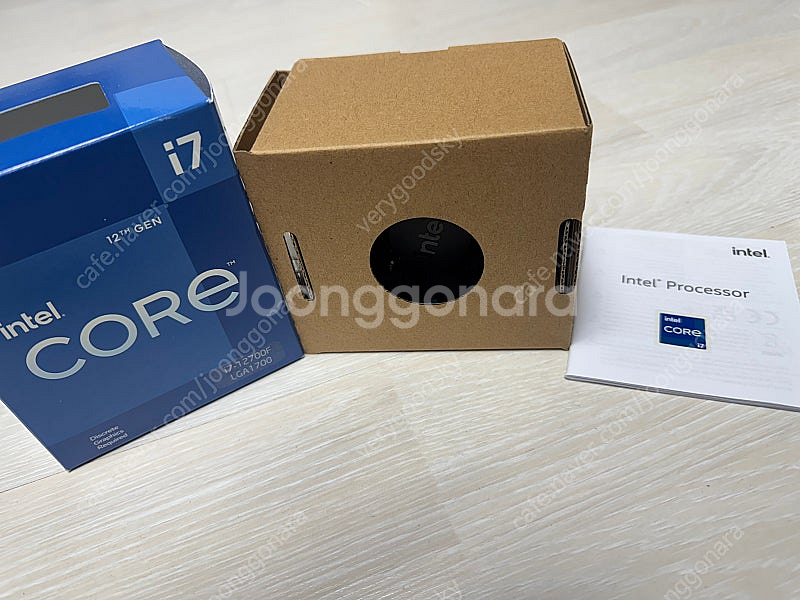 인텔 i7-12700F CPU 정품 팝니다--3