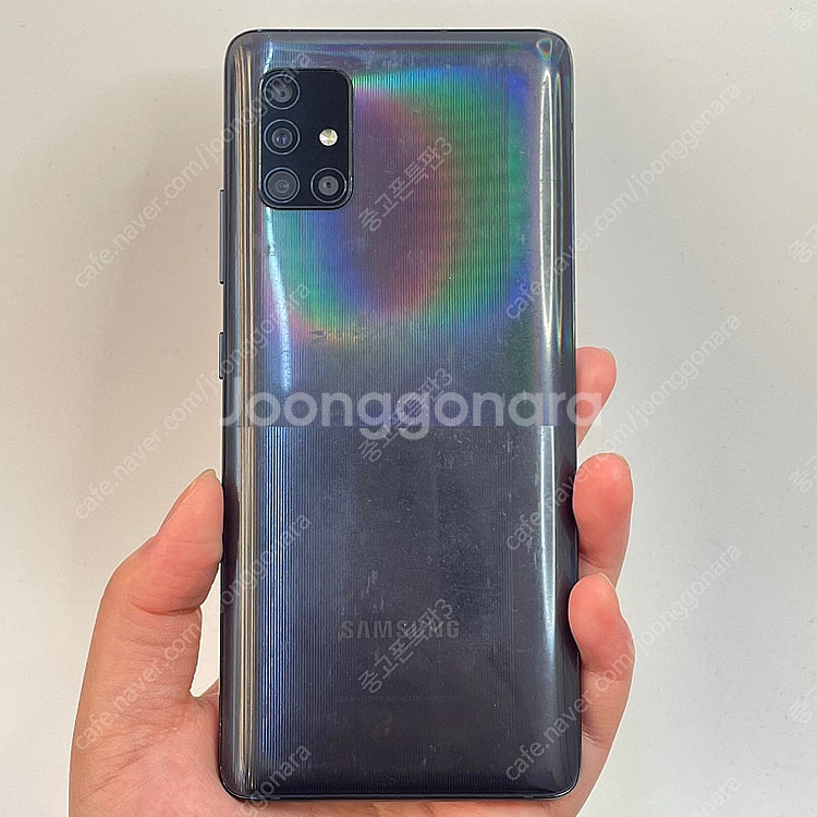 92059(울산중고폰) 갤럭시A51 블랙 128GB 판...--1