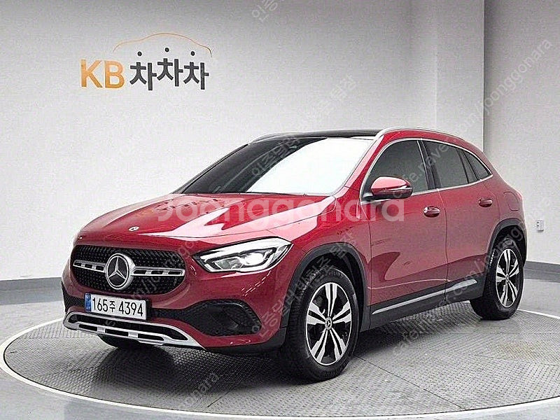 벤츠 GLA 중고 벤츠 GLA클래스 중고 빨간색 2021년식 45,476km GLA220 중고차구매--0