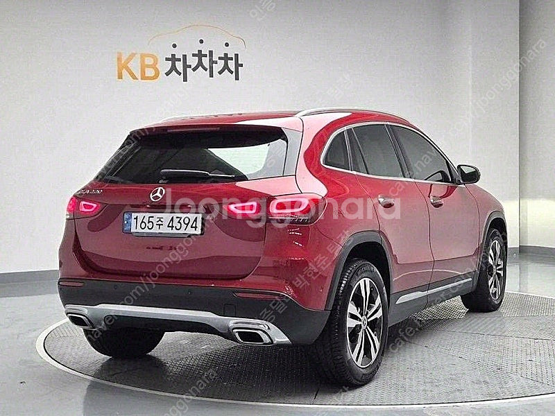 벤츠 GLA 중고 벤츠 GLA클래스 중고 빨간색 2021년식 45,476km GLA220 중고차구매--4