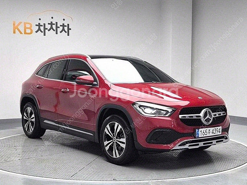 벤츠 GLA 중고 벤츠 GLA클래스 중고 빨간색 2021년식 45,476km GLA220 중고차구매--5