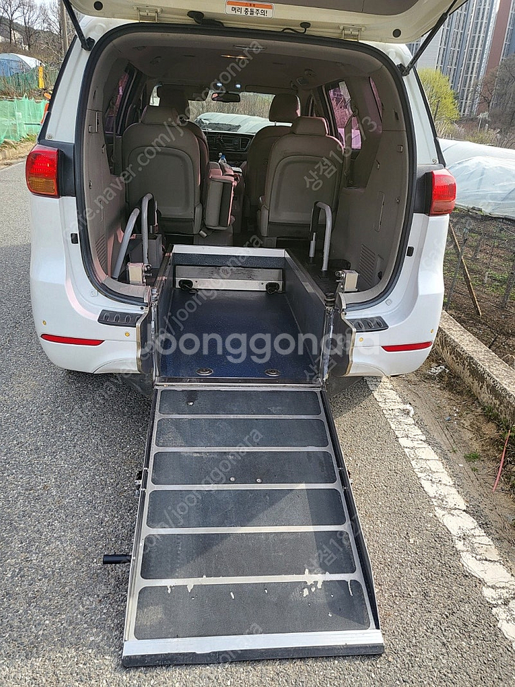 대전 세종 청주 천안 15년식 카니발 휠체어 슬로프 이...--8