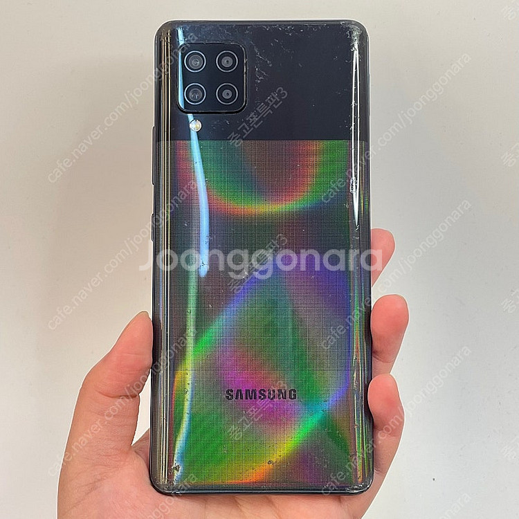 77377(울산중고폰) 갤럭시A42 블랙 128GB 판...--0