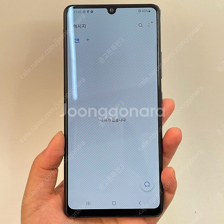 77377(울산중고폰) 갤럭시A42 블랙 128GB 판...--2