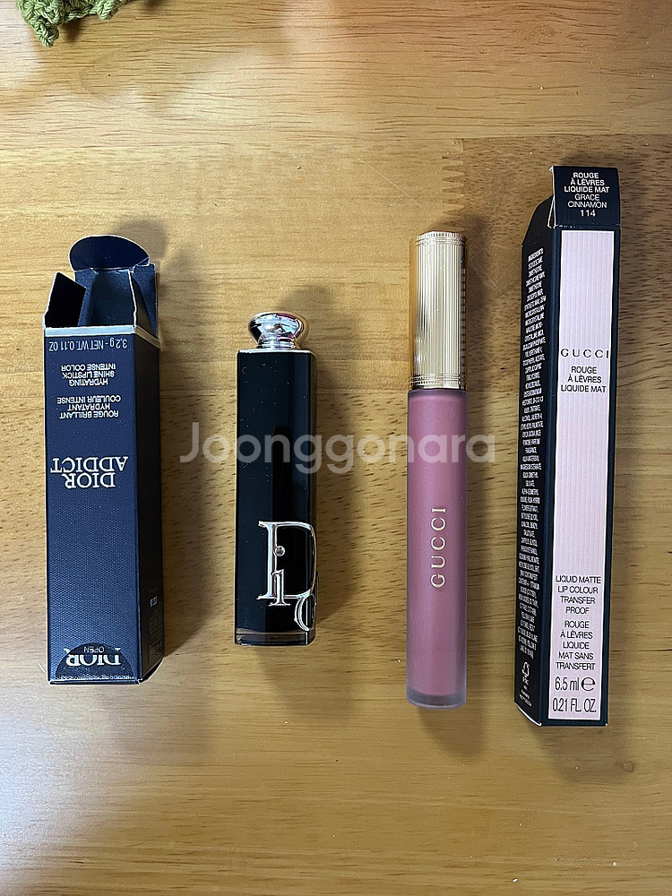 디올립스틱, 구찌립스틱 각각--0