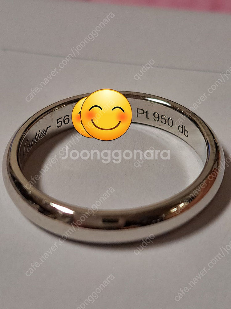 까르띠에반지 1895 웨딩 밴드 3.5mm--5