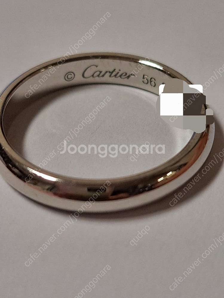 까르띠에반지 1895 웨딩 밴드 3.5mm--6