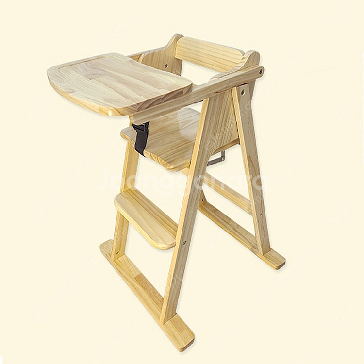 리퍼브 아기원목식탁의자 내추럴(무료배송)--0