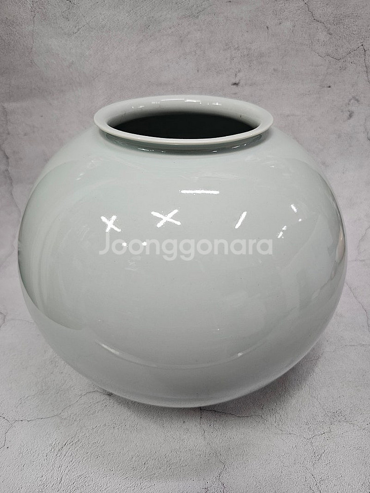 육산 김영수 선생님의 (대형) 달항아리 26x28cm ...--0