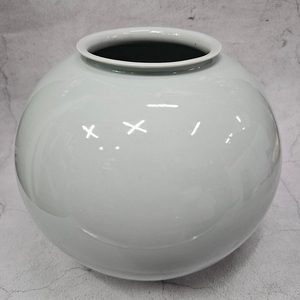 육산 김영수 선생님의 (대형) 달항아리 26x28cm 인테리어소품 엔틱 빈티지