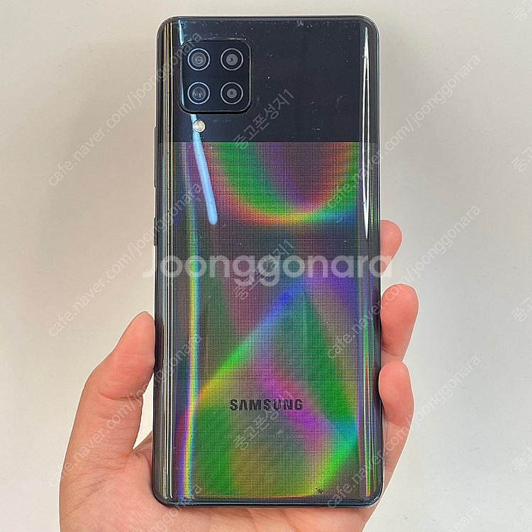 91012(울산중고폰) 갤럭시A42 블랙 128GB 판...--0