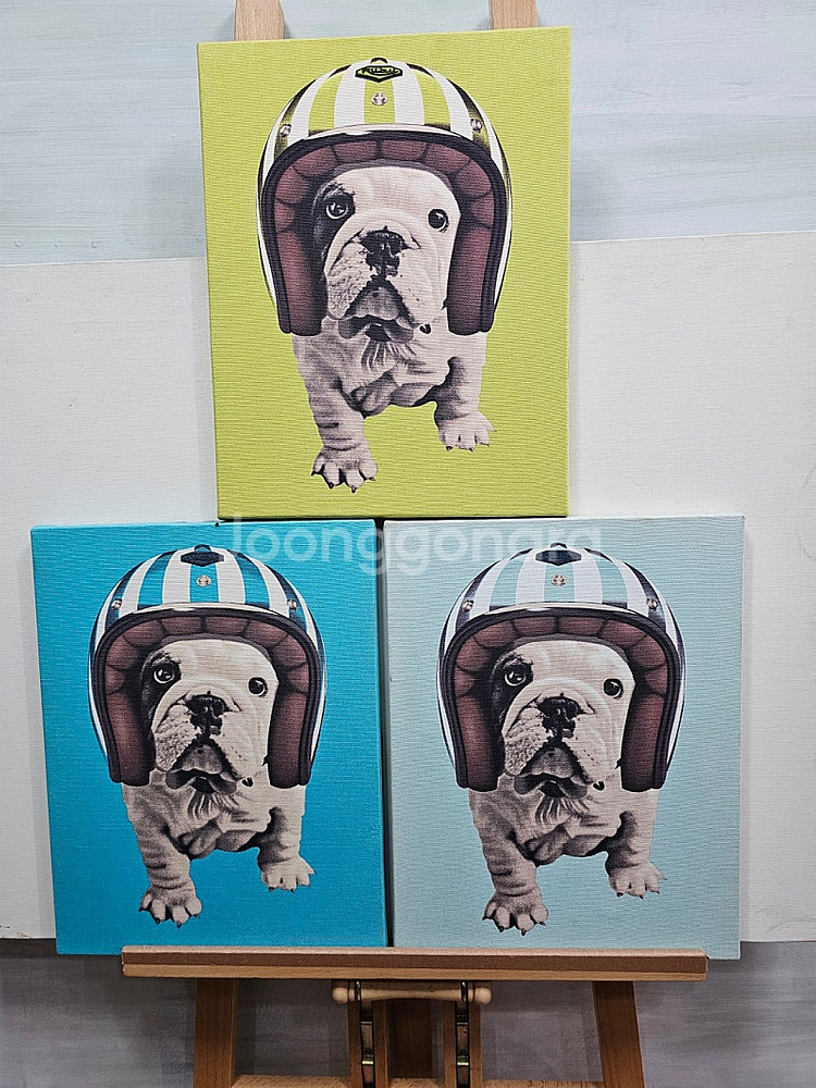 강아지 아트프린트 인테리어 액자 32x41cm 서양화 ...--0
