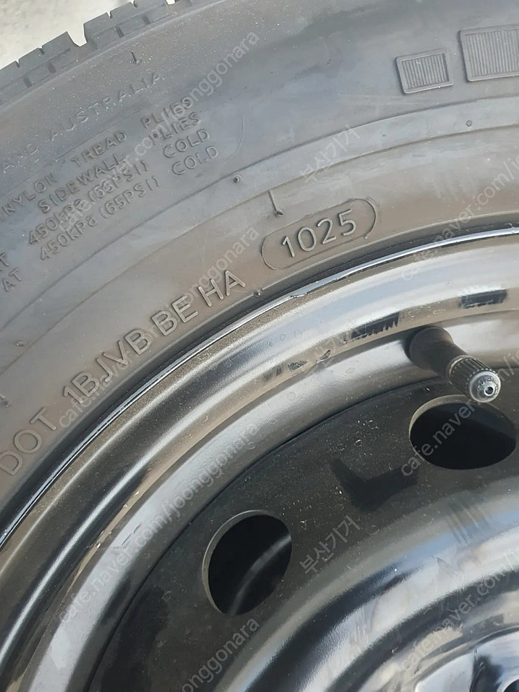 포터 195 70 15 임판전륜휠타--1