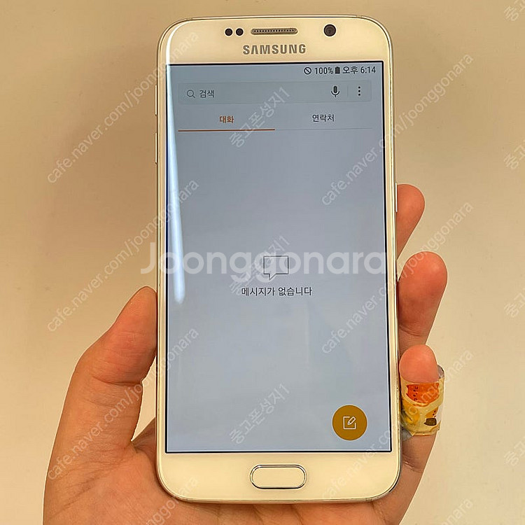 95940(울산중고폰) 갤럭시S6 화이트 32GB 판매...--2