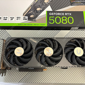 ZOTAC 지포스 RTX 5080 솔리드OC 판매합니다(판교)