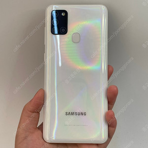 02982(울산중고폰) 갤럭시A21S 화이트 32GB 판매합니다 7만원 텔레그램OK