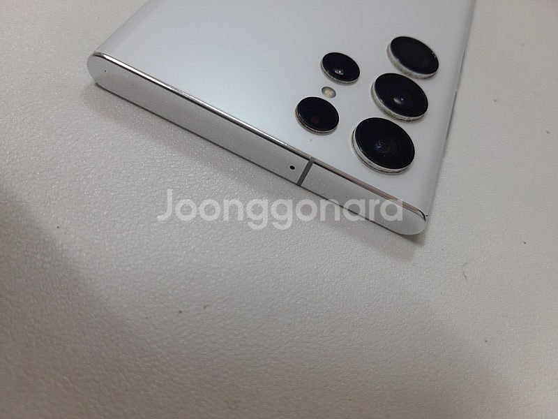 갤럭시S22울트라 자급제 ss급 256기가 무잔상 화이...--3
