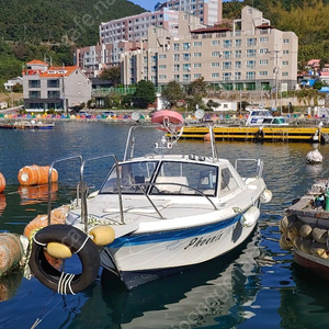 거제도 정박-낚시 • 레져. 90마력 선외기 보트