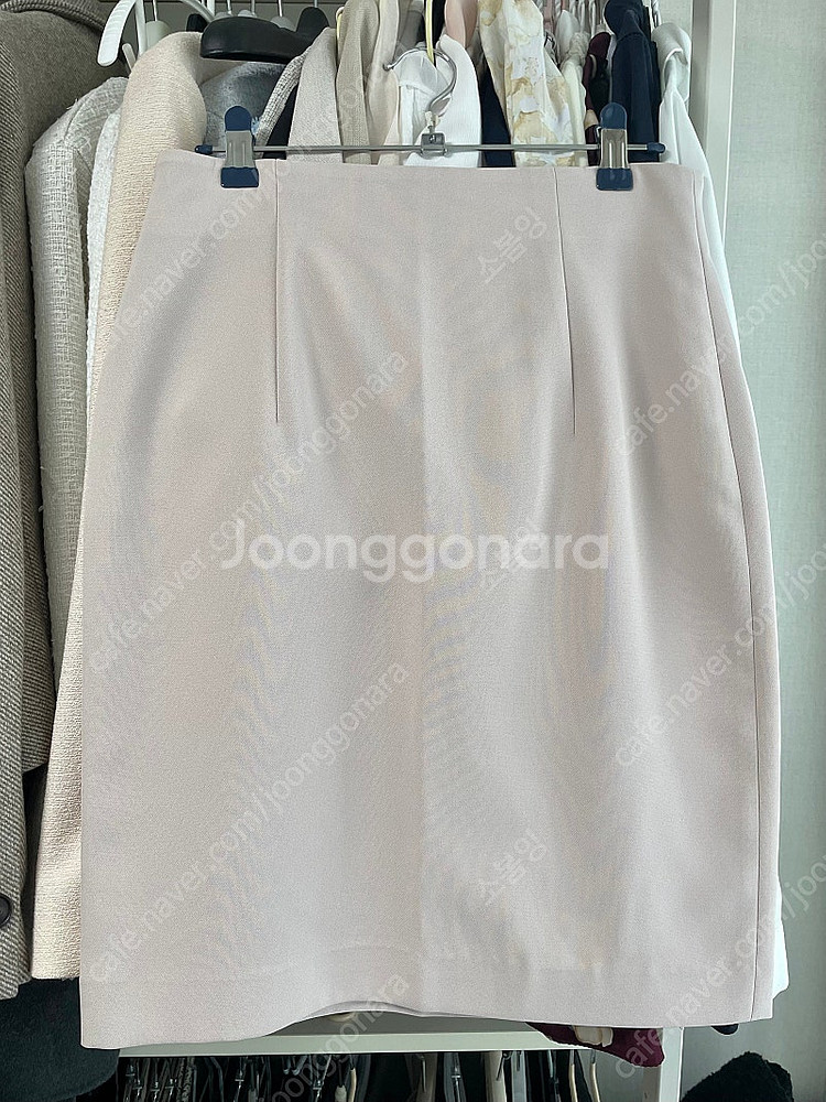 로엠 미디기장 스커트 정장 치마--0