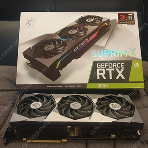 MSI 3080 SUPRIM X 10GB 그래픽 카드 팝니다.