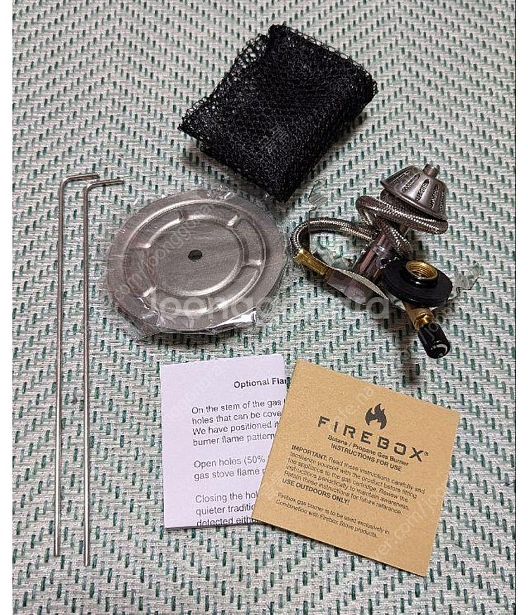 새상품) 파이어박스 (firebox) 우드 플레임 가스...--2