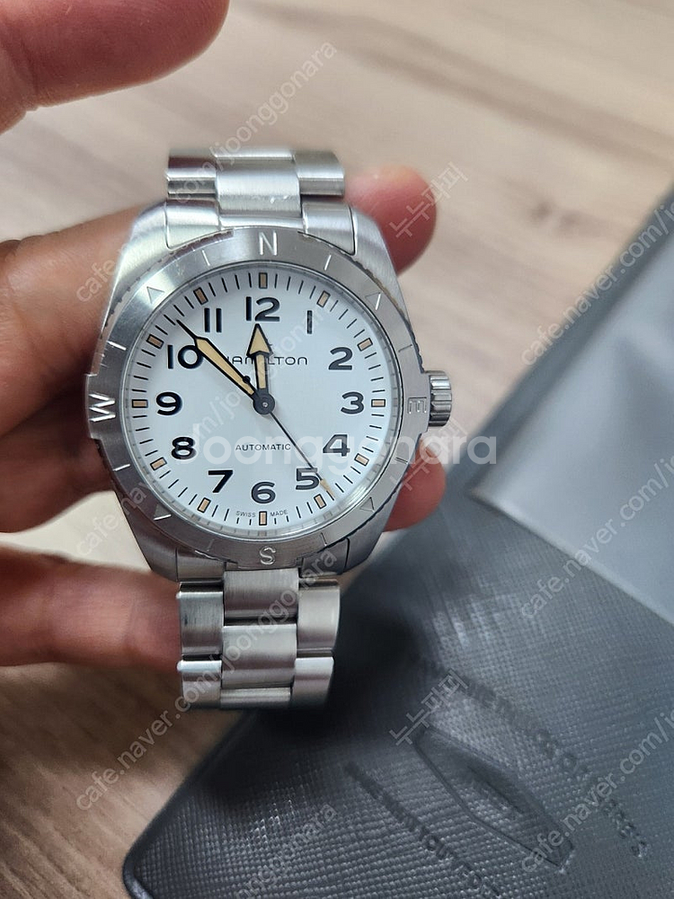(인하)해밀턴 카키필드 익스페디션 37mm 흰판 판매합...--0
