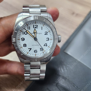 (인하)해밀턴 카키필드 익스페디션 37mm 흰판 판매합니다