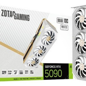 ZOTAC GAMING 지포스 RTX 5090 SOLID OC W D7 32GB 그래픽카드 미개봉 새제품 팝니다.
